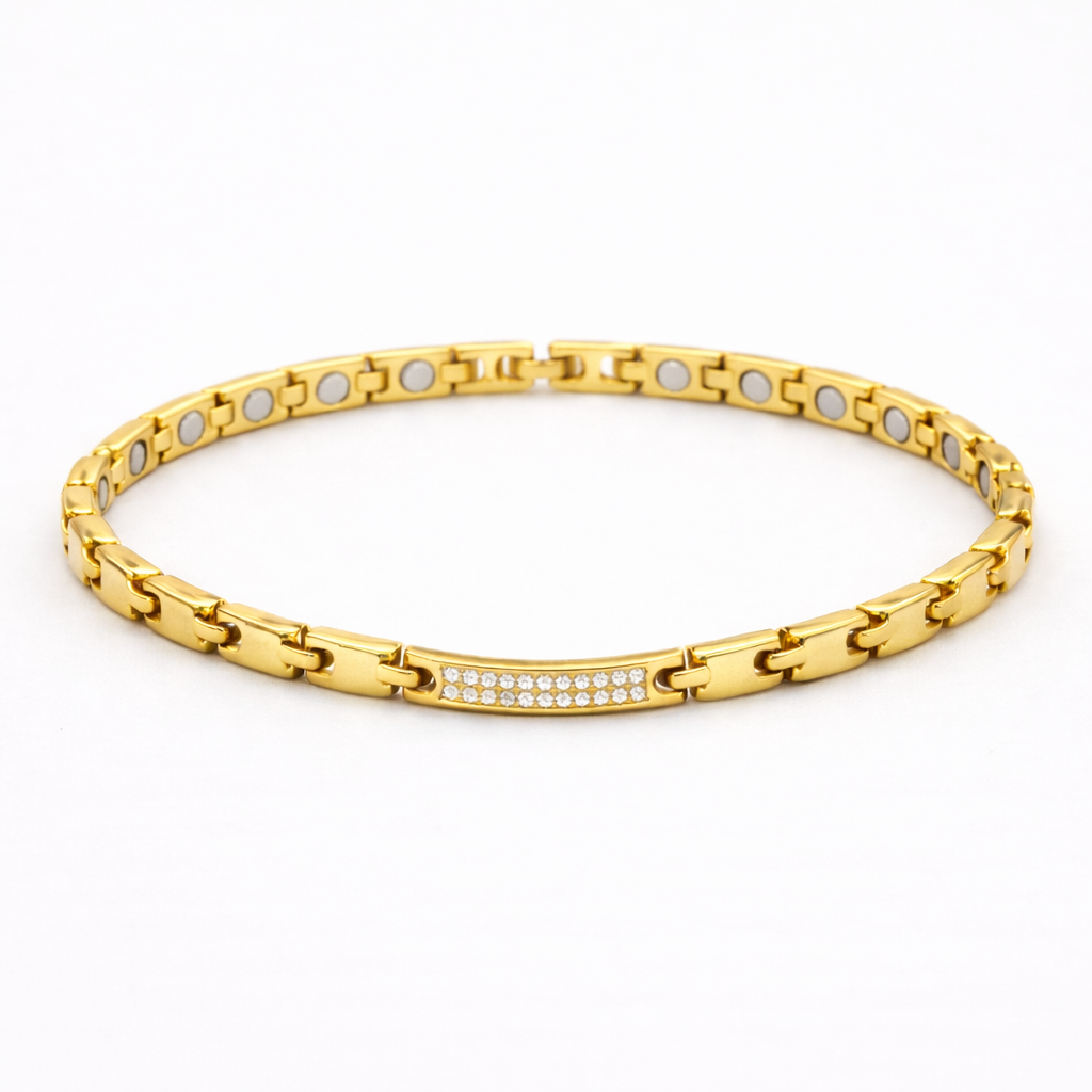 Luxury GOLD sundheds-ankellænke